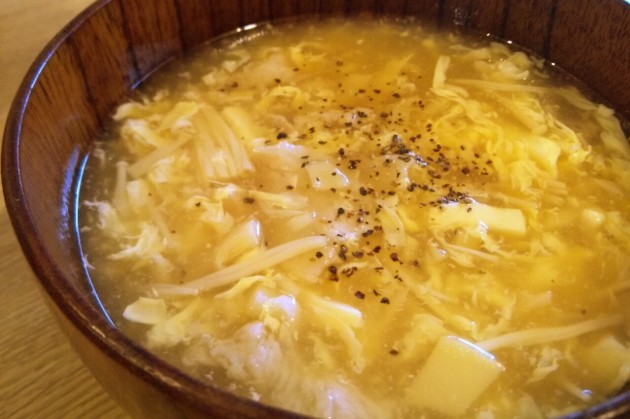 酸辣湯（サンラータン）スープ